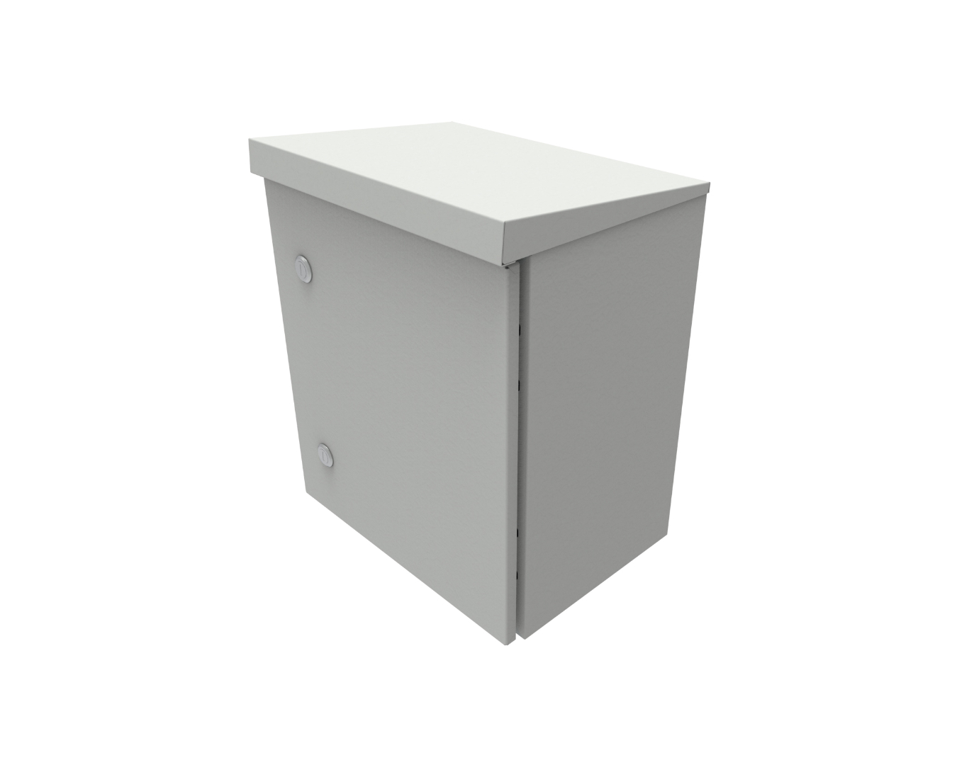 Outdoor cabinets - hermetic mast cabinets: SZMH-350/420/260-P-10"-6U-S-R7035
